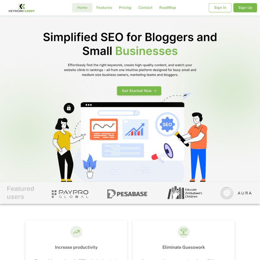 Keyword Caddy – AI SEO & Content Tool